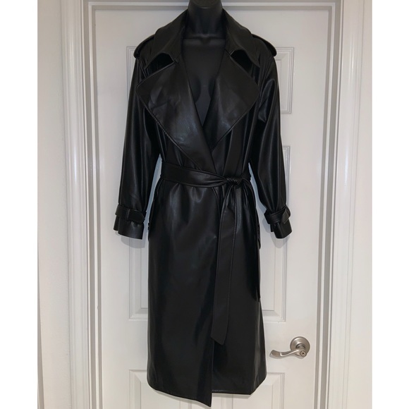 Alice & Olivia Nevada VEGAN Leather Coat –– NWT - Picture 7 of 17